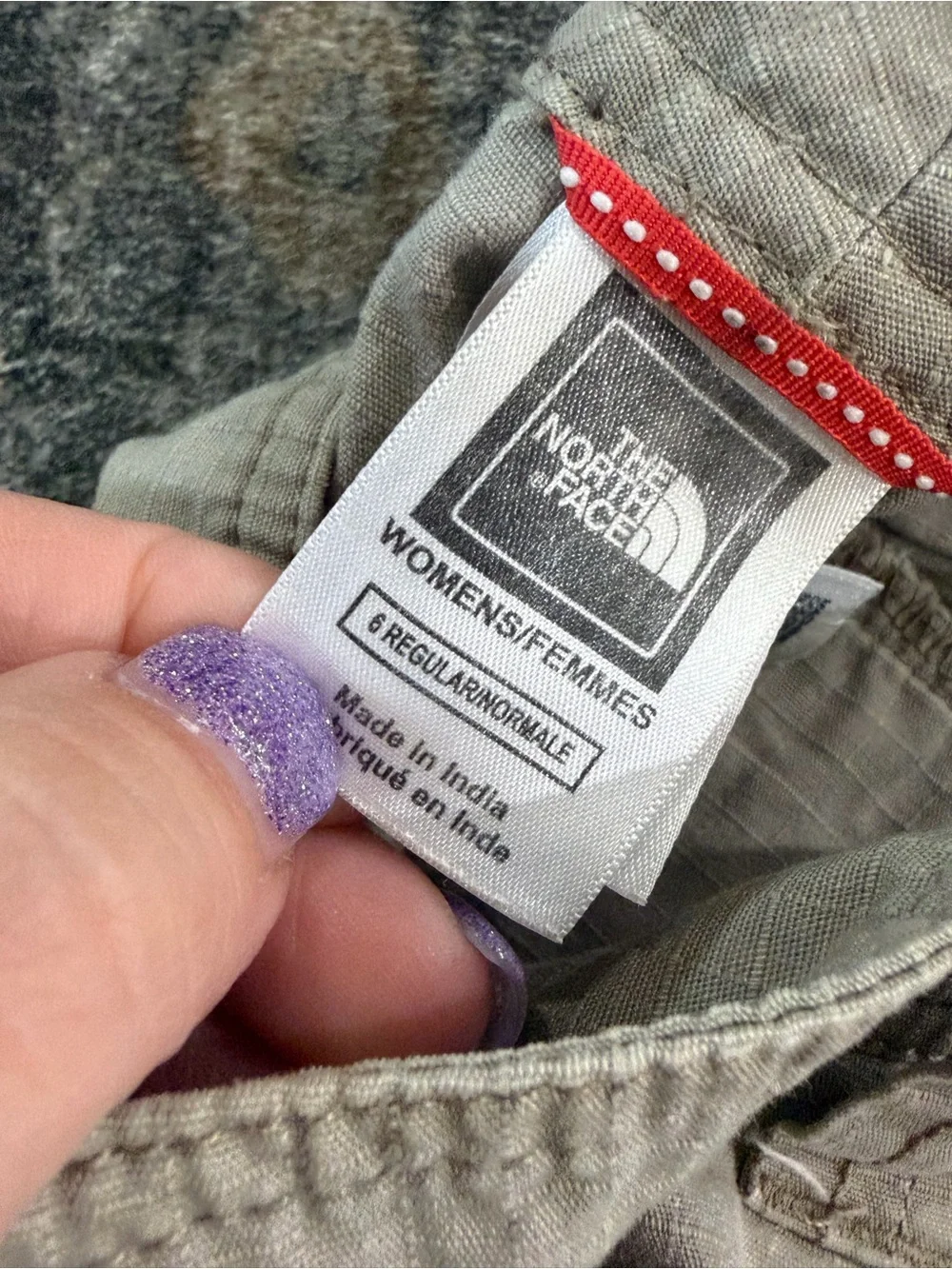 The North Face Women's Tan Crop Cargo Pants